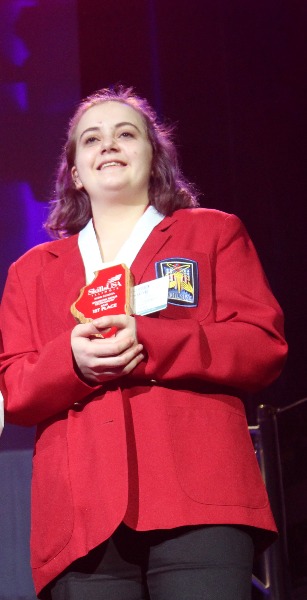 Keeley Smith, First Place in State of Illinois SkillsUSA Competition for Collision Repair Technology.